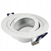 Oprawa sufitowa podtynkowa na GU10 biała ruchoma