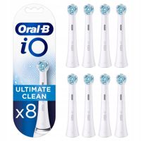 Oral-B iO Ultimate Clean White Końcówki do szczoteczki elektrycznej 8 sztuk