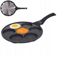 PATELNIA DO JAJEK PANCAKES PLACKÓW GRANITOWA 27 cm