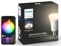 Oświetleniowy zestaw startowy PHILIPS HUE White 9W E27 Bluetooth, ZigBee (3 szt.)