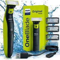 PHILIPS ONE BLADE GOLARKA TRYMER DO ZAROSTU + 3 NASADKI ZESTAW