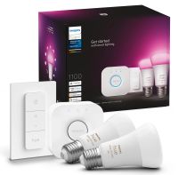 Żarówka LED Philips Hue White and Colour Ambiance E27 2 szt. Zestaw startowy