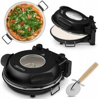 PIEC DO PIZZY KAMIENNY DOMOWY PIECYK PIZZA 400°C 1200W TERMOSTAT TIMER