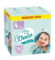 Pieluszki Dada Extra Soft Rozmiar 4, 7-16kg 144 szt.