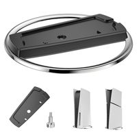 Pionowa podstawka chłodząca do Playstation PS5 Slim i PS5 Disc / Digital Console Bracket Antypoślizgowy uchwyt na akcesoria PS5