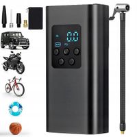 Pompka elektryczna z wyświetlaczem cyfrowym do samochodów rowerów motocykli
