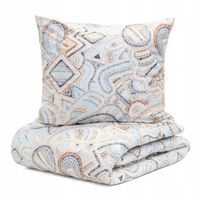 Pościel B2 Mosaic Art Essentials z mikrofibry kolorowa wzór 200x220 cm HOML