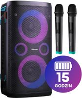 Power Audio HISENSE Party Rocker One Plus, 300W,  BT,  Bateria 15 godzin,  Dwa mikrofony w zestawie,  Ładowarka indukcyjna