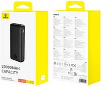 Powerbank Bateria Baseus Airpow PD 20W 20000mAh Szybkie Ładowanie + Kabel