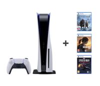 Sony PlayStation 5 + GoW Ragnarok + Spider-Man + Last of us