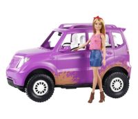Barbie Lalka + samochód terenowy SUV Jeep