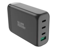 Silver Monkey Ładowarka GaN 130W USB-C PD + USB 3.0 QC B