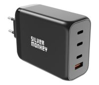 Ładowarka sieciowa Silver Monkey GaN 200W USB-C PD + USB 3.0 QC B