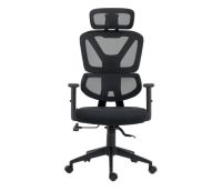 Ergonomiczny fotel biurowy Silver Monkey SMO-750 siatka mesh regulowane podłokietniki