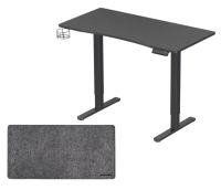 Silver Monkey Biurko elektryczne ED-120 black + DESK MAT L Czarna