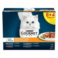 PURINA GOURMET PERLE MINI FILECIKI W SOSIE MOKRA KARMA DLA KOTA 12x85g