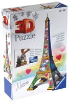 Puzzle 3D RAVENSBURGER Wieża Eiffla Love Edition (216 elementów)