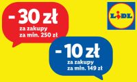 -10 zł przy zakupach za min. 149 zł lub -30 zł przy zakupach za min. 250 zł