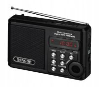 Radio przenośne Sencor SRD 215 B FM AUX USB Czarny