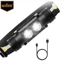 Latarka czołowa H25S 18650 SST40 LED 1200lm USB