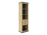Regał Benton 60 cm z 2 szufladami dąb artisan