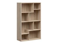 Regał Tetrix 88 cm z 8 półkami dąb sonoma