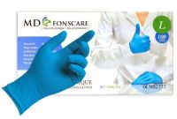 Rękawiczki MD Fonscare MDG-251 r. L niebieskie 100 sztuk