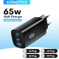 ASOMETECH GaN Ładowarka USB typu C 65W