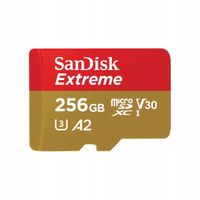 SanDisk microSDXC Extreme 256GB 190/130 MB/s A2 C10 V30 UHS-I U3