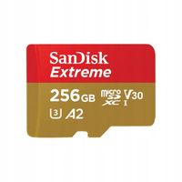 SanDisk microSDXC Extreme 256GB 190/130 MB/s A2 C10 V30 UHS-I U3