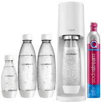 Saturator do wody SodaStream Terra biały + 3 butelki + gaz