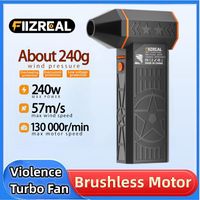 Fiizreal X50 – bezszczotkowy turbo wentylator przenośny 240W, 8000mAh