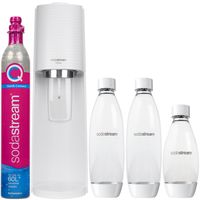 SATURATOR DO WODY SODASTREAM TERRA BIAŁY 3 BUTELKI + NABÓJ