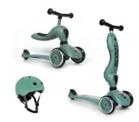 Scoot & Ride Highwaykick 1 Jeździk i hulajnoga 2w1 + kask S-M