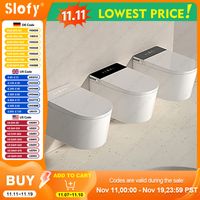 Inteligentna toaleta bidetowa z podgrzewanym siedziskiem, suszarką i ciepłą wodą