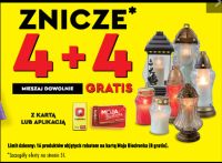 Znicze 4+4 w Biedronce