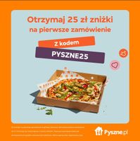 Pyszne.pl - 25 zł rabatu przy zamówieniu za minimum 50 zł - dla nowych