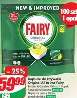 Kapsułki do zmywarki Fairy Original All In One opak. 100szt.