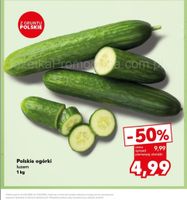 Polskie ogórki, luzem 1kg