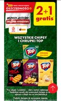 Wszystkie chipsy i chrupki TOP 2+1 gratis