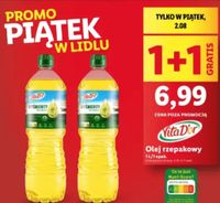 Olej rzepakowy VitaDor but 1l (przy zakupie 2)