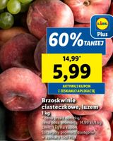 Brzoskwinie ciasteczkowe, luzem 1kg (z kuponem Lidl Plus)