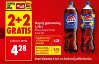 Napój gazowany Pepsi, Pepsi Twist, 1.75 L (2+2 GRATiS)