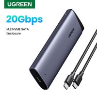 UGREEN – obudowa M.2 SSD NVMe/SATA 10 Gb/s (USB-C, do 8 TB)