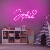 Neonowy znak z twoim tekstem (do 9 liter)