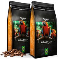Kawa ziarnista 2x1kg BRAZYLIA 100% ARABICA Świeżo Palona z Polski na 11.11