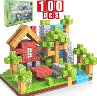 Klocki Minecraft 100 sztuk  magnetyczne