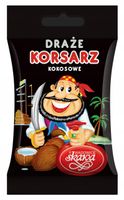 Skawa Draże Korsarz Kokosowe w polewie kakaow 70 g