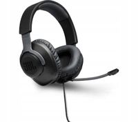 Słuchawki przewodowe nauszne JBL Quantum 100 mikrofon czarne