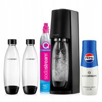 SODASTREAM TERRA SATURATOR NABÓJ 2 BUTELKi 1L + syrop pepsi